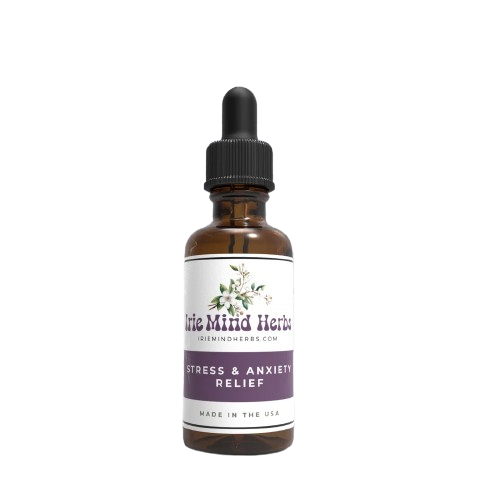 Irie Mind Herbs Stress and Anxiety Relief tincture alcohol free