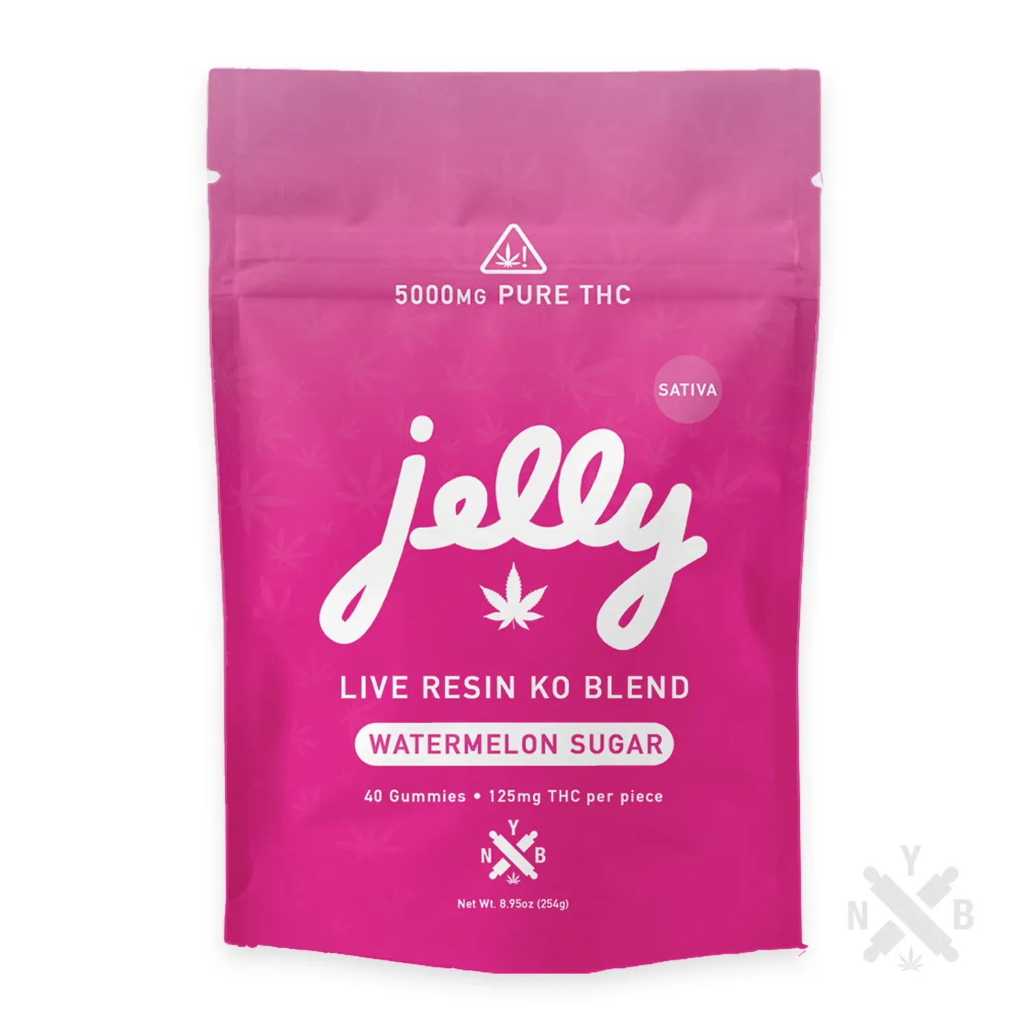 Jelly KO Live Resin Gummies, 5000mg, Watermelon Sugar