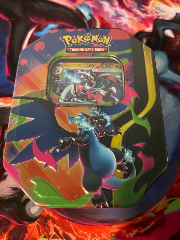 Mega Charizard X Ex Tin Sealed