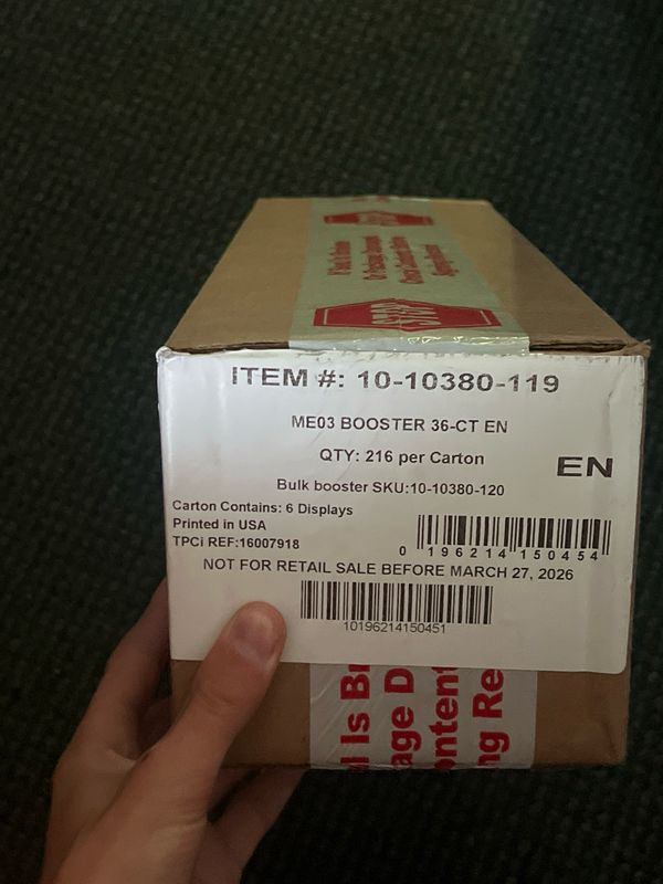 PERFECT ORDER BOOSTER BOX SEALED CASE