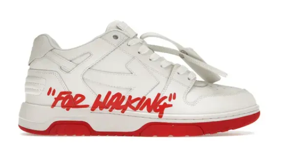 OFF WH*TE - RED 'FOR WALKING'
