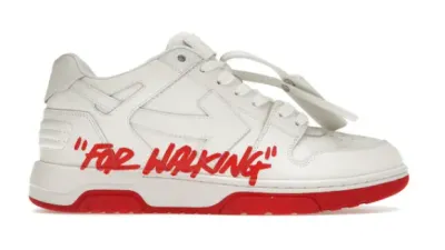 OFF WH*TE - RED 'FOR WALKING'