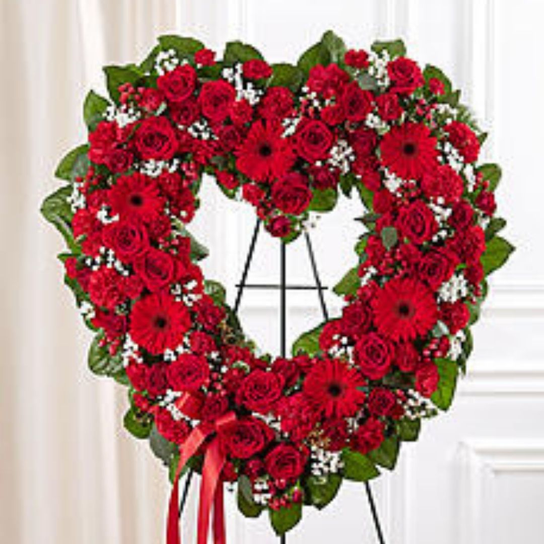 Floral Heart Tribute