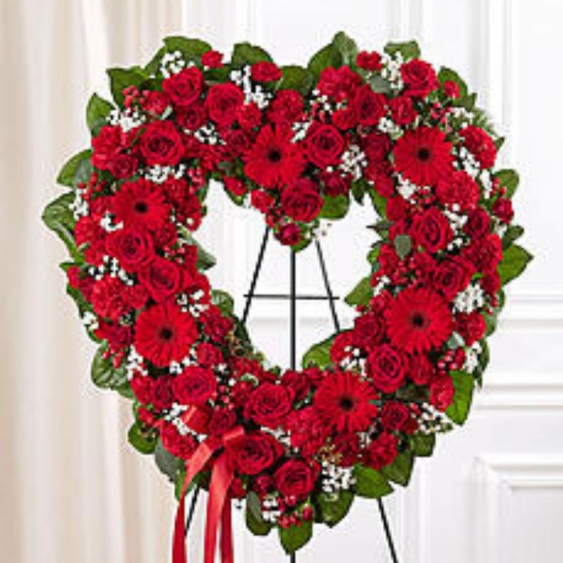 Floral Heart Tribute