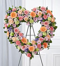 Floral Heart Tribute