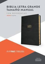 Bible RVR1960 large font size manual references imitation black indexes