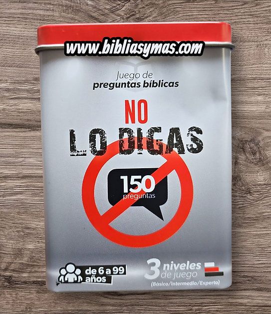 Don't say set of 150 Bible questions metal box