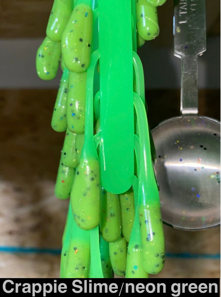 Crappie Slime/Neon Green tail