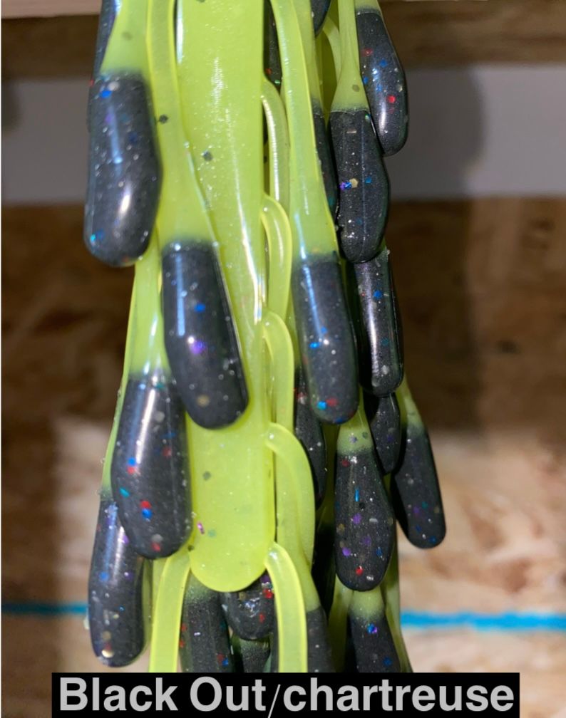 Black Out with Chartreuse Stinger Tail