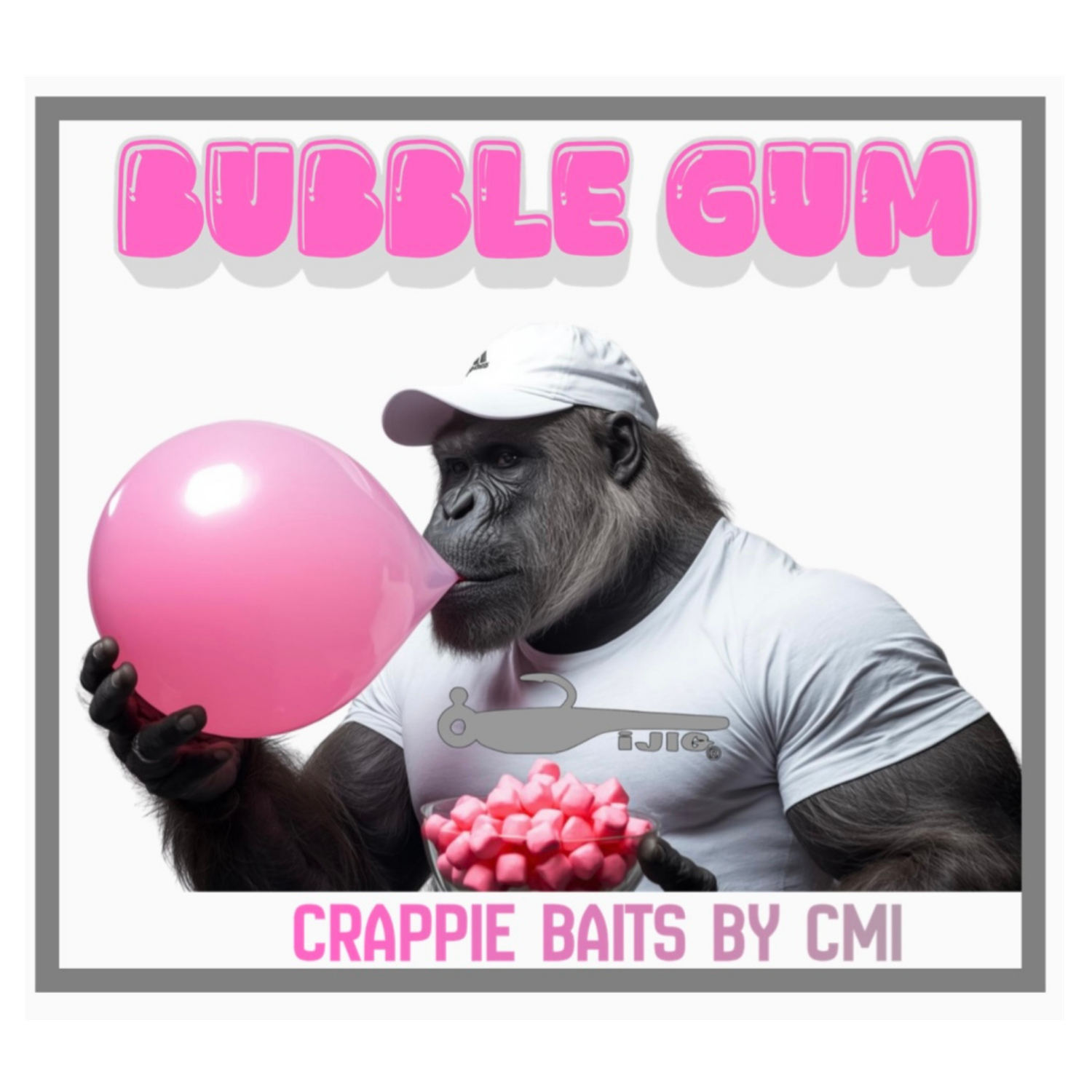 Bubble Gum Flicker Shad