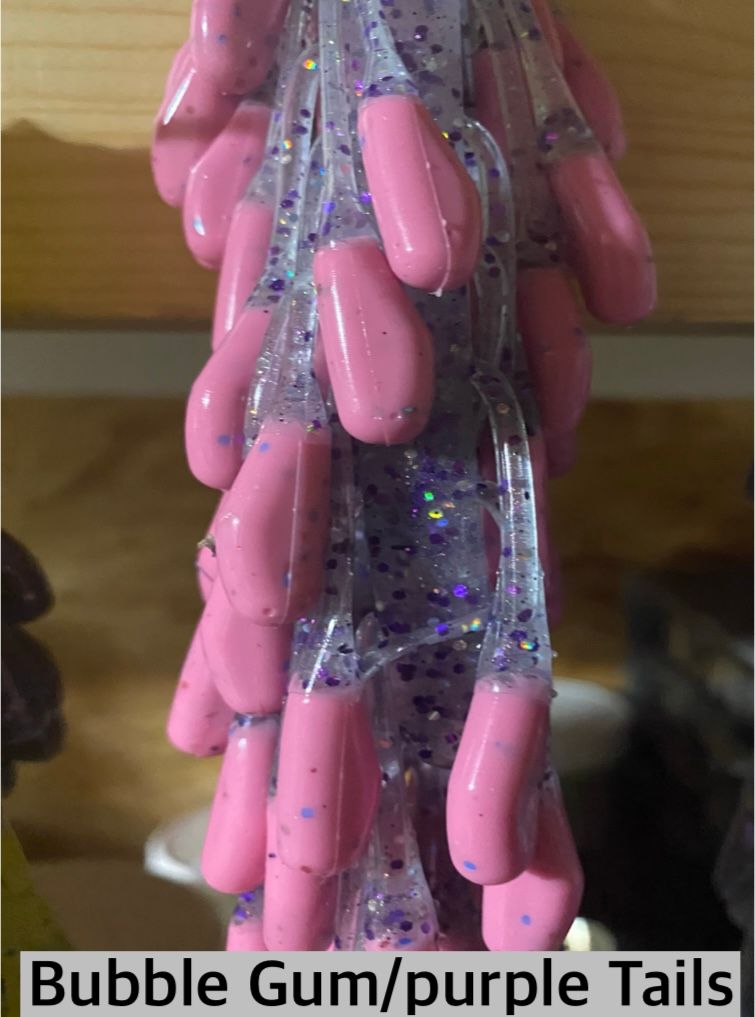Bubble Gum with purple stinger tails