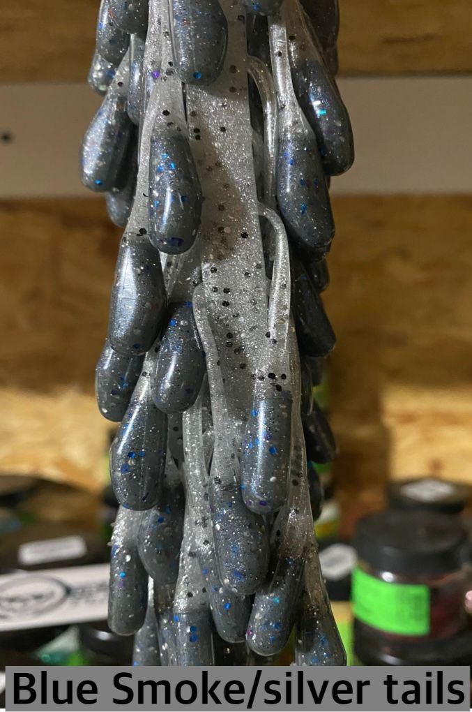 Blue Smoke/silver tails