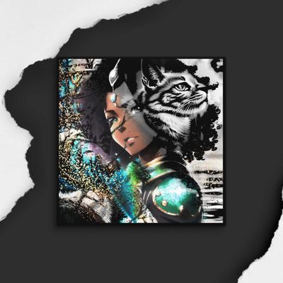 ZenDana Zodiac- Oyayu Jaagru, Major Arcana Abstract Art (Signed)