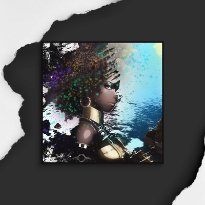 ZenDana Zodiac - Canni Cyote, Major Arcana Abstract Art (Signed)