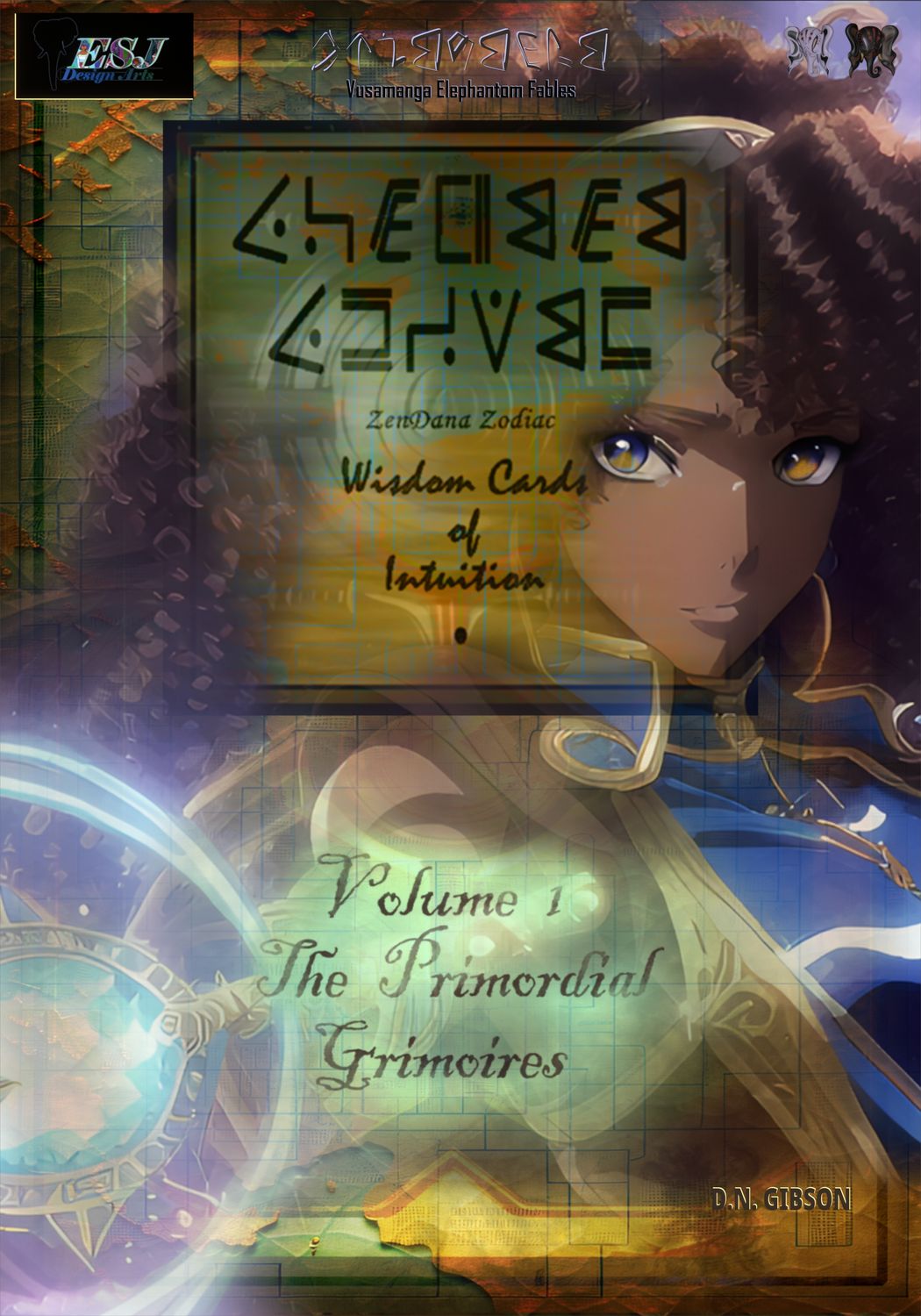 ZenDana Zodiac Wisdom Cards of Intuition Primordial Grimoires: Major Zodiac Queenz Arcana Card Deck Guidebook Vol. 1