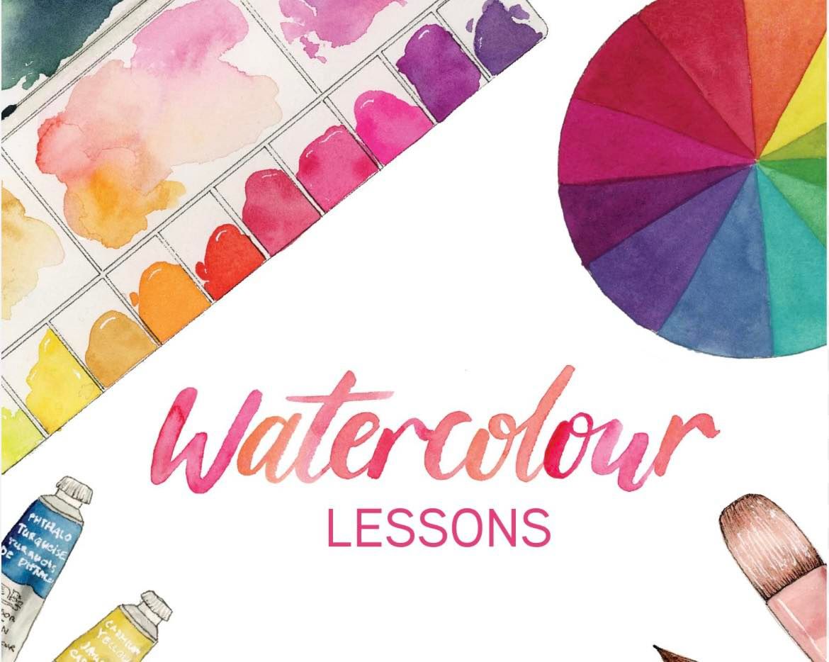 February - Wednesday Watercolor - Beginner Course