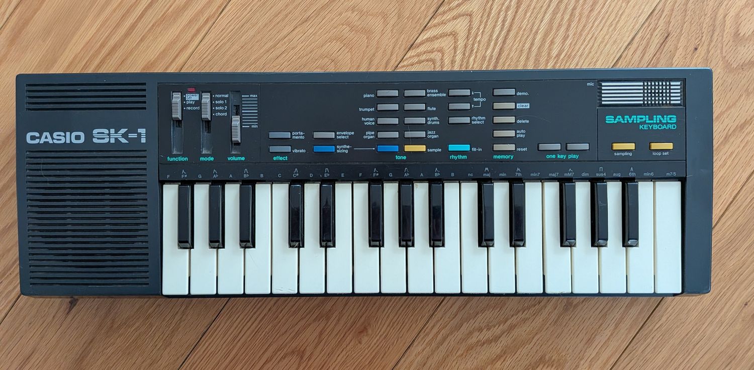 Casio SK-1 Sampling Keyboard