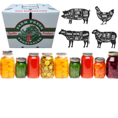 Canning, Bulk, Whole & Half Custom Cuts