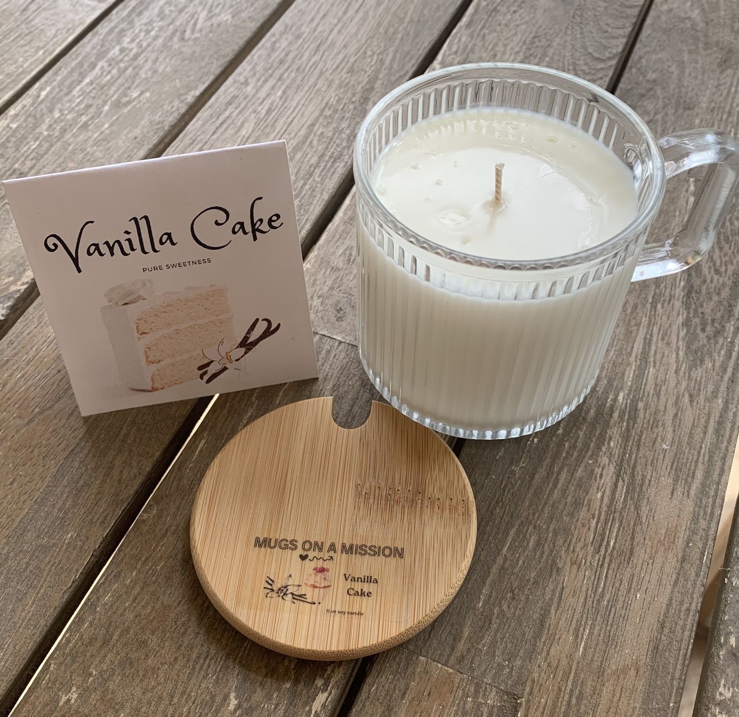 Mugs On A Mission Candle - Vanilla Cake