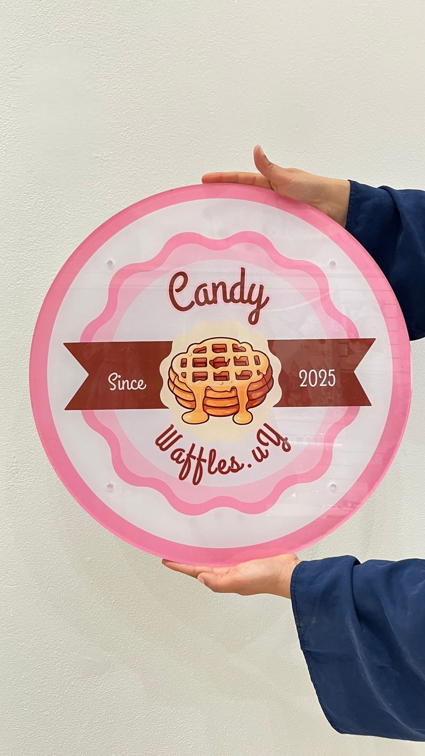 Circular en acrílico 50 cm  de Diámetro