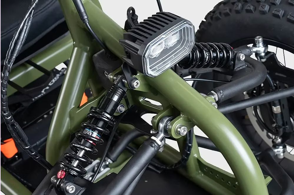 electric four-wheeler wheelchair