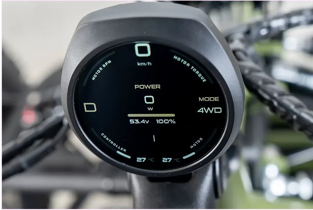 electric four-wheeler wheelchair