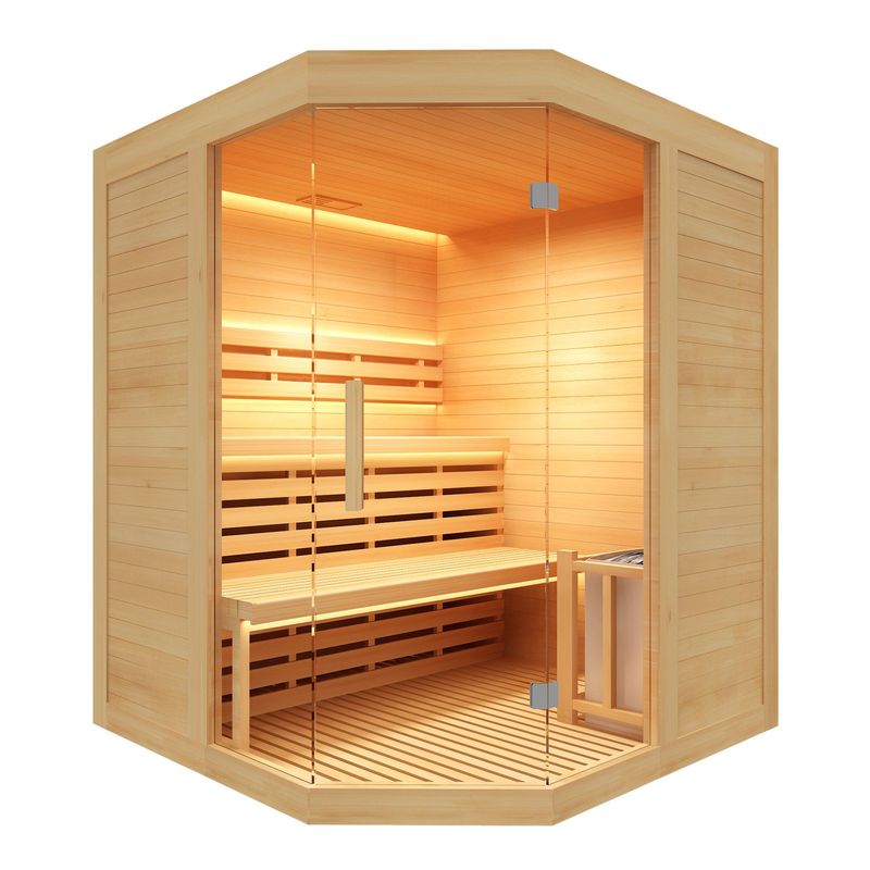 Sauna traditionnel Sense Angulaire 3 places