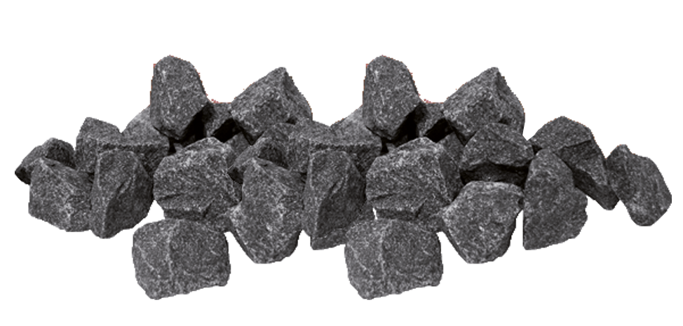 Pierres pour poêle 20kg Ø 5-10 cm