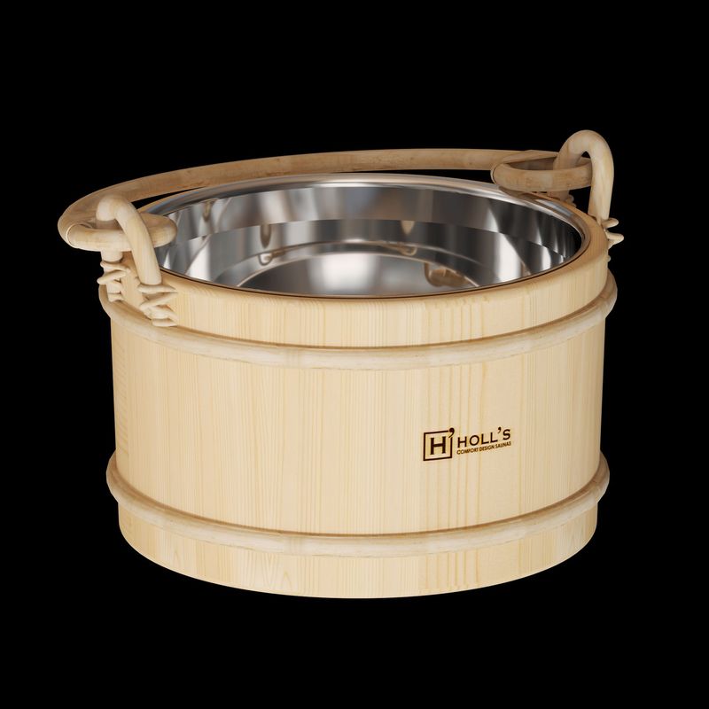 Seau avec insert inox 4L