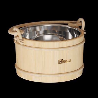 Seau avec insert inox 4L