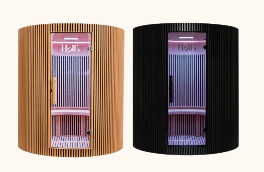 Sauna Infrarouge MOON 4 places black ou Wood