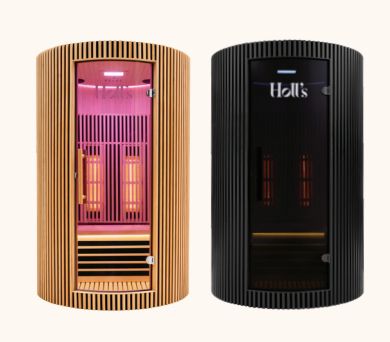 Sauna Infrarouge MOON 2 place Wood / Black