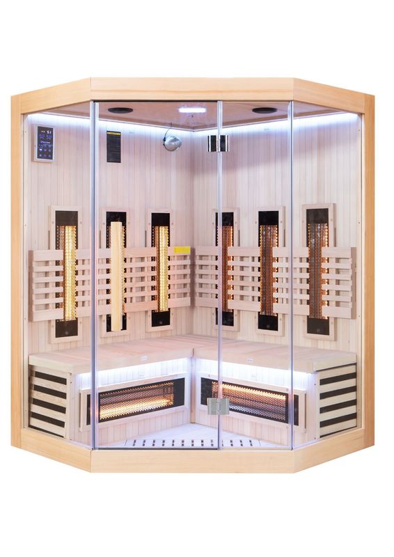 Sauna Infrarouge SENSE 2 places angulaire Sauna Infrarouge SENSE 2 places angulaire