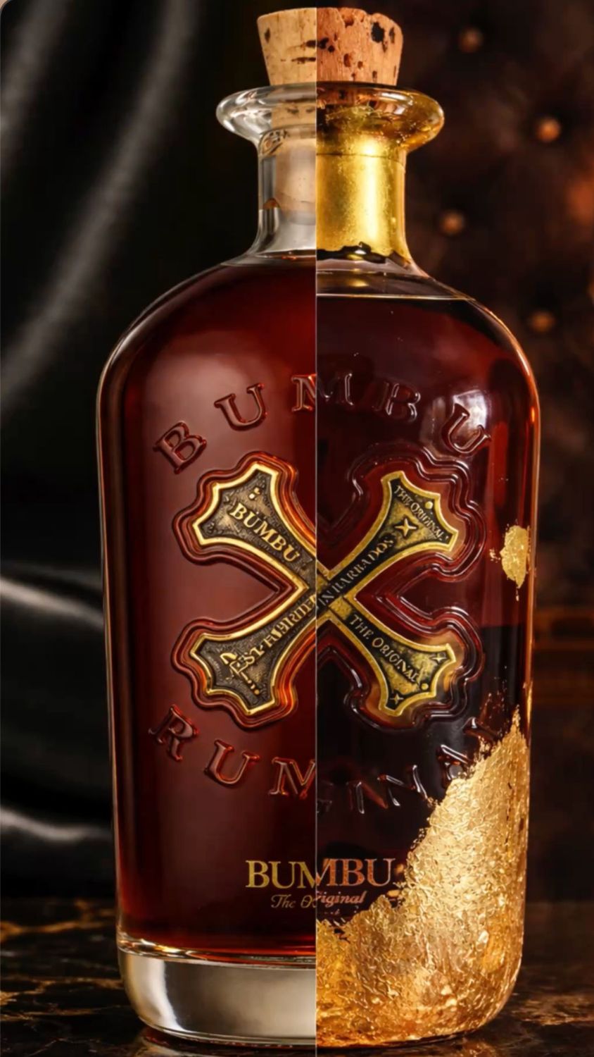 Bespoke Gold Leaf Bottle – Luxury Edition