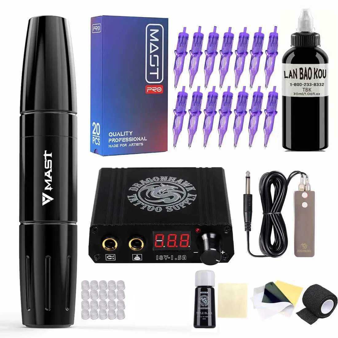 Kit Mast Dermografo Micropigmentacion aprendiz
