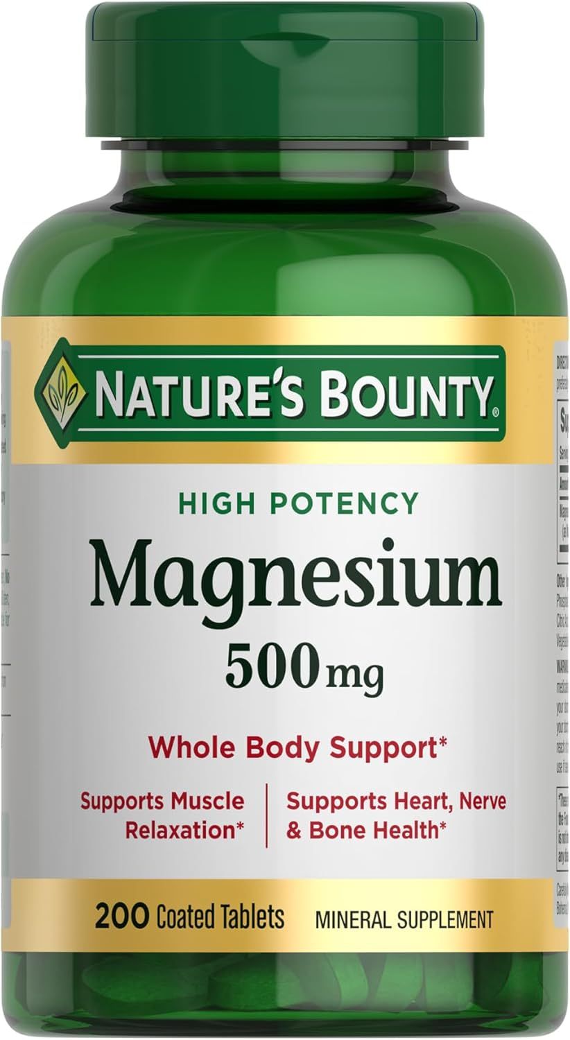 Óxido De Magnesio Natures bounty - 200 Tabletas