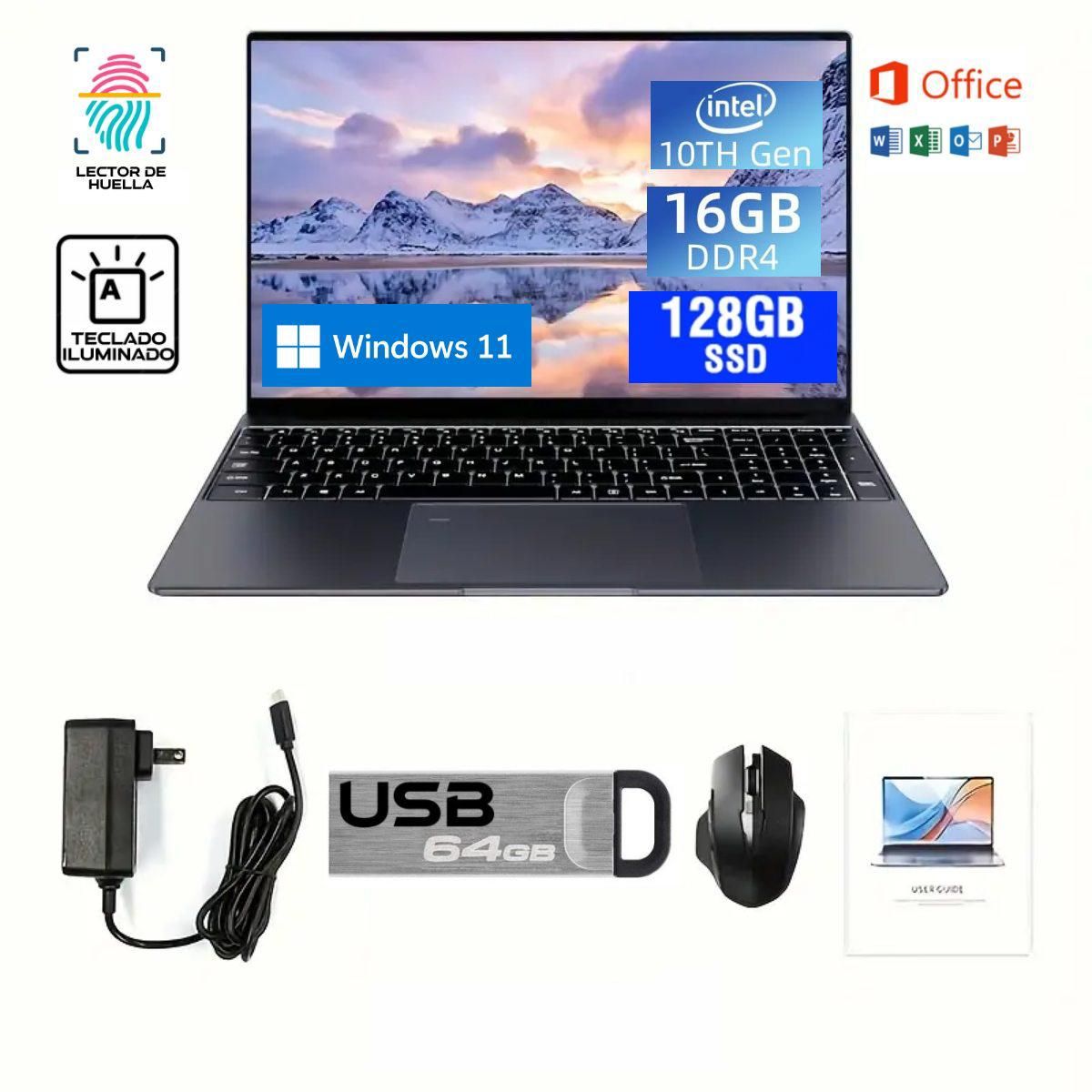 Computador Portátil 16 Gb Ram 128 SSD Intel Sistecredito Addi