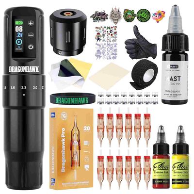 Kit de tatuaje Dragonhawk Atom2 Pro