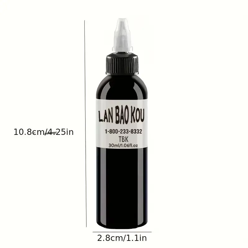 1 Tinta de 1 onza color negro
