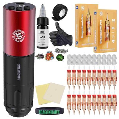 Kit pen Tatuaje Dragonhawk Inalambrico