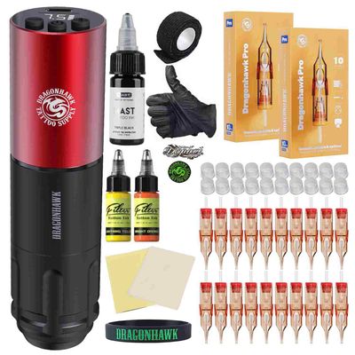 Kit pen Tatuaje Dragonhawk Inalambrico