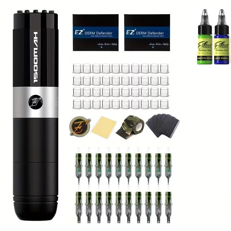 Kit de tatuaje EZ TAT3 Inalambrico