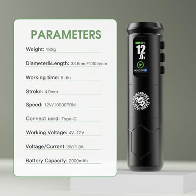 Kit de Tatuaje Inalámbrico Dragonhawk A1 Pro