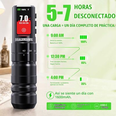 Kit de tatuaje Dragonhawk A3 Pro