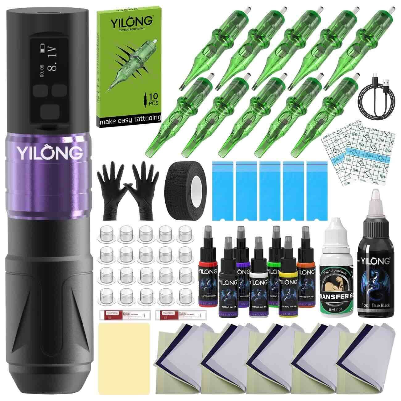 Kit Pen Tatuaje Yilong - Full