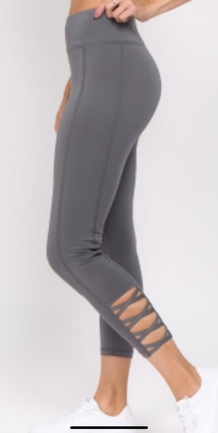 Grey Plus Active Leggings