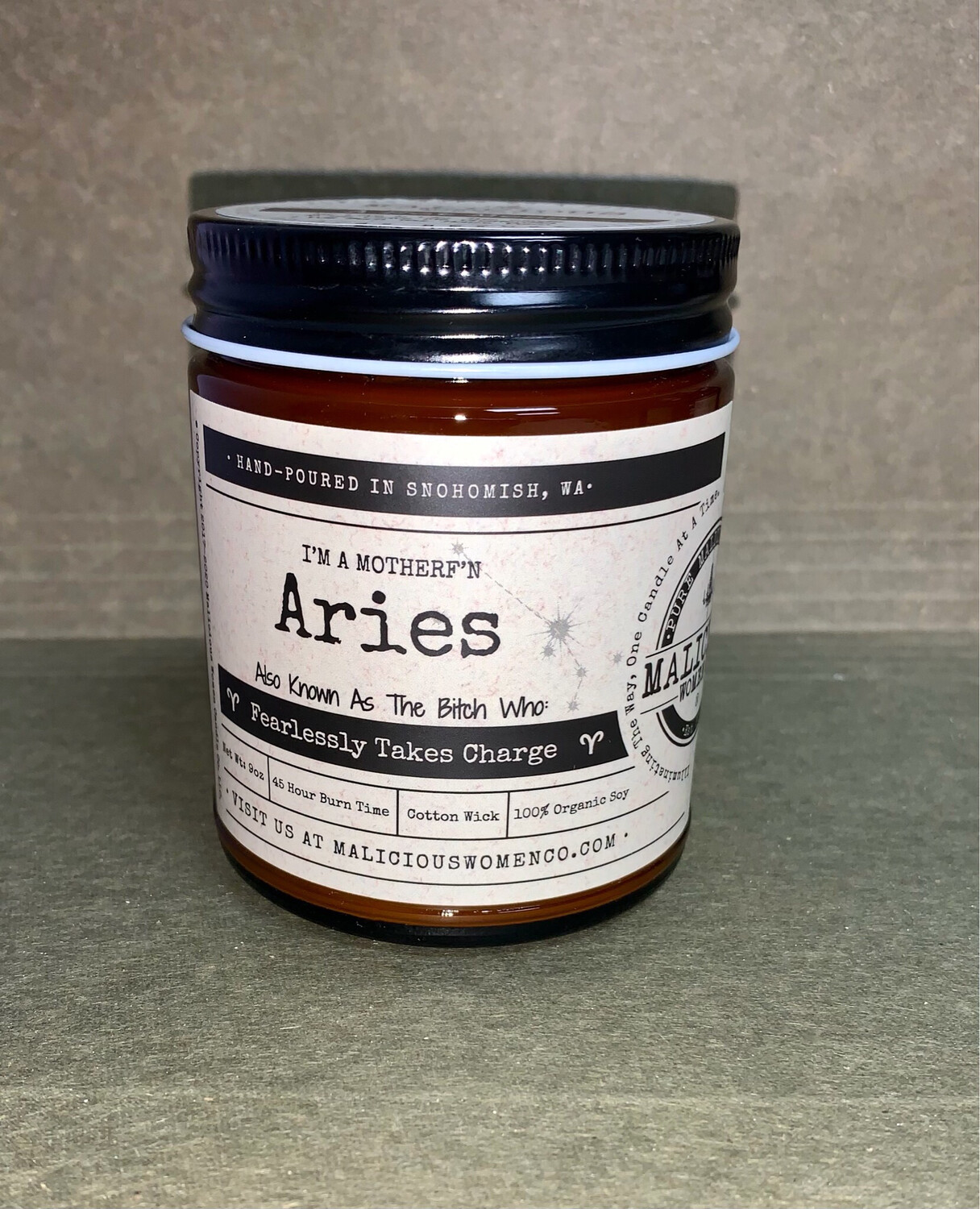 Zodiac Sign Candle: Aries