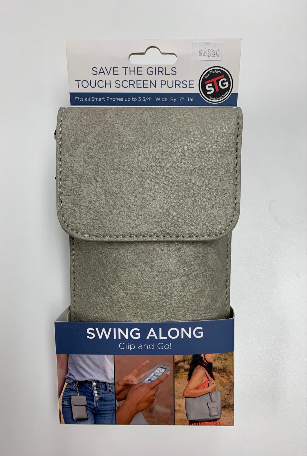 Save The Girls Touch Screen Crossbody Purse