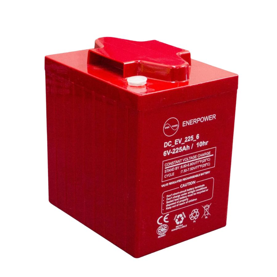 Enerpower - Batteria DCEV 225-6 - DEEP CYCLE