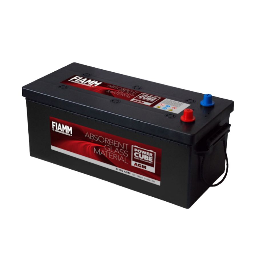 FIAMM - Batteria POWERCUBE - AGM - Absorbent Glass Mat B 180